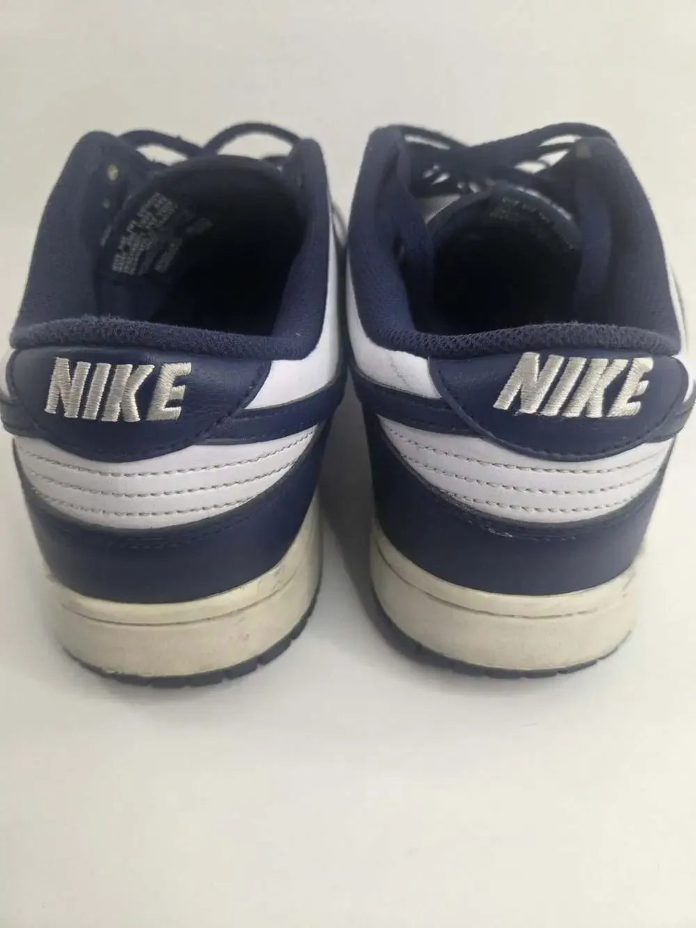 Nike Dunk Low Retro Size 12 Midnight Navy White Sneakers